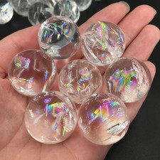 7pc Natural Clear Quartz Stone Sphere Crystal Ball Healing Reiki 25mm picture