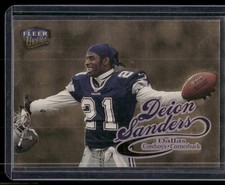 1999 Ultra #102G Deion Sanders Gold Medallion picture