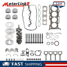 For 11-16 Hyundai Kia 2.4L Engine Rebuild Overhaul Kit Crankshaft Con Rods G4KJ picture