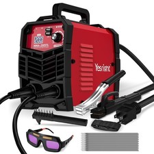 Mini Stick Welder 200A, 110V Portable IGBT Inverter with Auto-Darkening Goggles picture