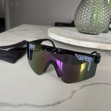 Pit Viper Sunglasses MIDNIGHT ORIGINAL 2.0  HDPV Lenses ANSI &  Z87+ Rated New picture