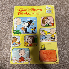 A Charlie Brown Thanksgiving Paperback by Charles M. Schulz, Illus., Vintage picture