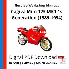 Cagiva Mito 125 MK1 1st Generation (1989-1994) Service Workshop Manual picture