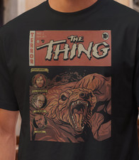 The Thing 1982 EC Comics Style T-Shirt - Vintage Horror Comic Cover Tee - Unisex picture
