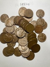 1951-S LINCOLN WHEAT CENT PENNY ROLL, nice condition picture