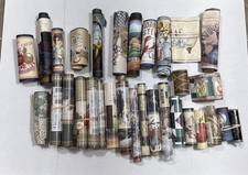 Lot Vnt  Wallpaper Border 19 NOS & 15 Partial Rolls Granny Core Craft Fruit picture