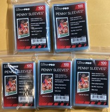 (5) Ultra Pro Soft Penny Card Sleeves 100ct Standard Size Cards  picture