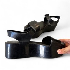 Melissa Women's Black PVC platform sandal  picture