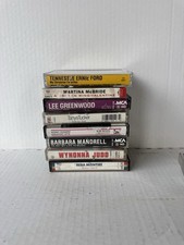 Lot of 8 Country Music Cassette Tapes Reba Wynonna Kenny Rogers Tanya Tucker picture
