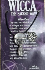 The Wise One Pewter Pendant Pagan Wiccan New Made USA picture