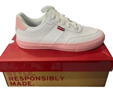 Levi's Kids Maribel CB UL Synthetic Leather Lace Up Lowtop Sneaker Shoe picture