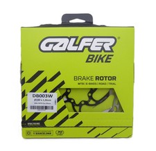 Galfer 180mm Wave MTB Disc Brake Rotor - 6-Bolt, High Carbon Stainless Steel, picture