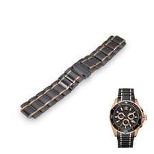 22mm Black Ceramic Watch Bracelet For Guess Collection Sport Class XXL X76004G2S picture