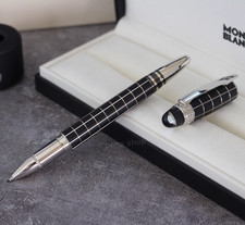 Montblanc Star walker Stainless Steel Roller ball Pen Black Ink - Refurbished picture