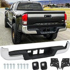 Rear Steel Step Bumper Assembly for 2016-2023 Toyota Tacoma 3rd Gen without Park picture