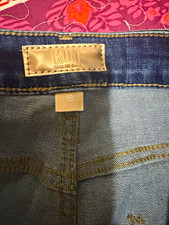KUT from the Kloth Women’s Straight Leg Blue Medium Wash Denim Jeans, 5-Pocket picture