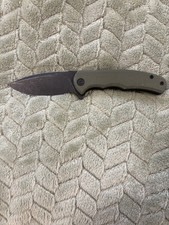 TSA Civivi mini Praxis Pocket Knife 3in D2 Plain Edge Stainless, Green G10 Clip picture