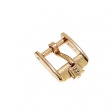 Eberhard Vintage Buckle Ardiglione Rose Gold 9 Mm Applied Emblem. picture