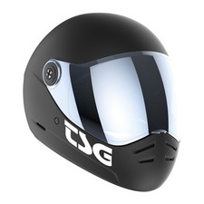 TSG Pass 2.0 Full Face Helmet , Downhill Skateboarding, M (56-58 cm), Black picture