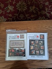 The Prairie Schooler Cross Stitch Patterns Lot Book 76 Farmers Alphabet 159 Fall picture