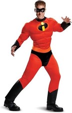 The Incredibles Deluxe Muscle Mr Incredible Costume for Men, Size Medium (38-40) picture