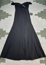 Lulus Dress Womens Large Black Midi New picture