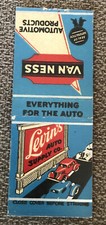 Vintage Levin’s Auto Supply Co. Van Ness Matchbook Cover San Francisco/Oakland picture