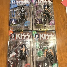 KISS McFarlane Toys Action Figures Lot of 4 w/ Accessories Gene Peter Ace Paul picture