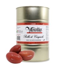Whole Red Cerignola Olives On Brine (5.5 Lbs Tin) picture