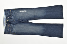 Gap 1969 Women's Curvy Flare Jeans Size 32/14R Dark Wash Denim Blue Cotton NEW picture