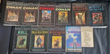 Robert E Howard CONAN Del Rey Trade Paperback Book Lot (10) Kull Kane READ picture