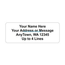 60 Personalized Return/Mailing Address labels  1