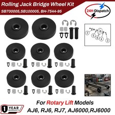 Set/8 Wheel Kit for Rotary Lift Rolling Jacks / Rolling Bridge SB700005,SB100005 picture