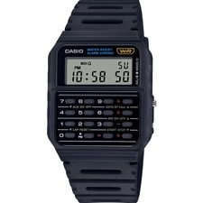 Casio Collection Watch CA-53W-1ER Calculator Quartz Digital Black Resin 30M picture