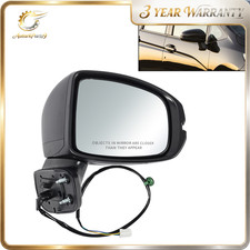 Passenger Right Side Door Mirror For 2015-2020 Honda Fit Black Manual Fold 3Pin picture