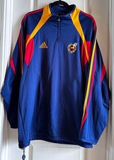 Vintage 2004 Adidas Spain National Team Soccer Training Top 1/2 Zip Size L picture