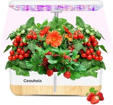 Hydroponics Growing System 12Pods, Indoor Herb Garden with LED Grow Light picture