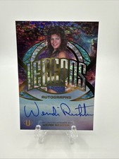2026 Topps WWE Universe WENDI RICHTER #LA-WR Legends Auto Aqua Speckle 268/299 picture