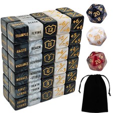 63 PCS MTG Counter Dice Set - AbilityKeyword Counters, -1/+1 Life Counter picture
