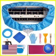Gleom 11 PCS Mini Split Cleaning Kit AC Cleaning Cover, 2L Sprayer, Brush Set picture