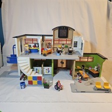 PLAYMOBIL 9453 Furnished School Building City Life Retired Rare Mostly Complete picture