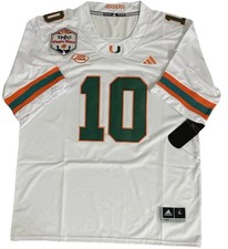 Malachi Toney Miami Hurricanes Mens XL RARE Jersey New Stitched Cotton Bowl picture