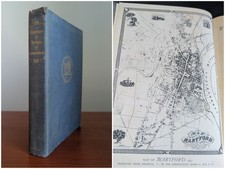 1947 Highways & Byways of Connecticut G. Fox Hartford History Maps Illustrated picture