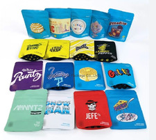 100 Pack Mylar Bag 3x4 in. Cookies | Food Grade Resealable Snack Storage, Varity picture