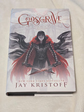 Godsgrave Jay Kristoff SIGNED Nevernight Chronicles 1st Edition HC SPRAYED EDGES picture