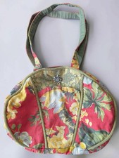 Sylvia Kadzik Martha's Vineyard Handbag Vintage Barkcloth SylvieBags RiRi Zipper picture