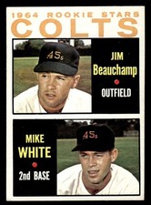 1964 Topps #492 Colts 1964 Rookie Stars (Jim Beauchamp / Mike White) a picture