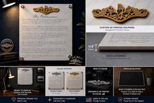 The Submariner Wall or Tabletop Art Plaque. Navy Submariner. Officer or Enlisted picture