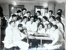 Vintage Original Photograph Medical Students Dissection of Cadaver Post-Mortem picture