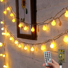 Minetom Globe String Lights, 33 Feet 100 Led Fairy Lights Plug in picture